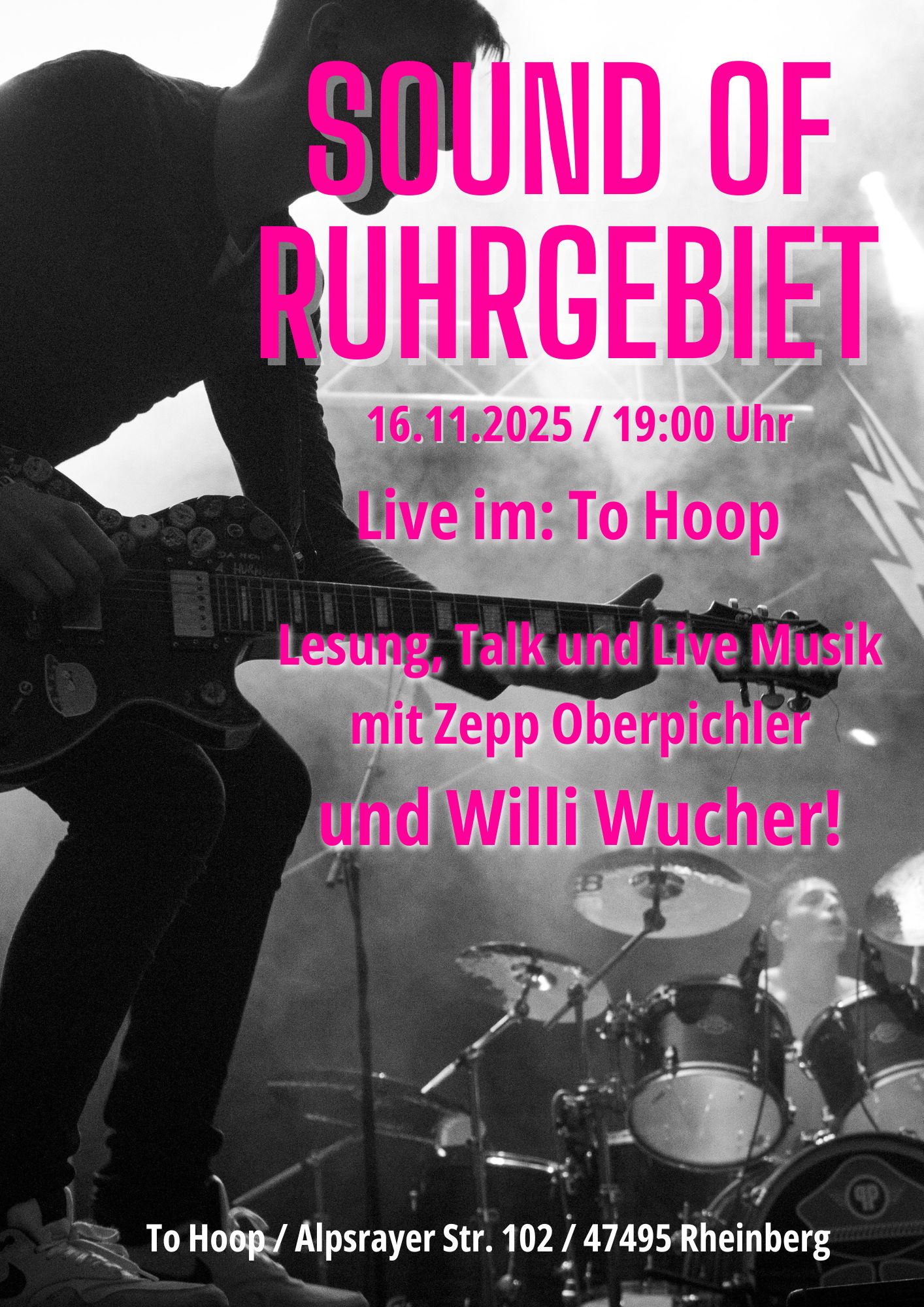 SOUND OF RUHRGEBIET - Bücherlesung mit Talk & Musik