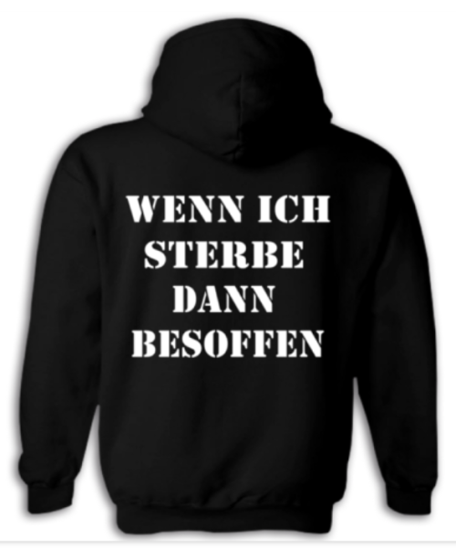 PÖBEL & GESOCKS "Hammer - Wenn ich sterbe..." KAPUZI / HOODIE