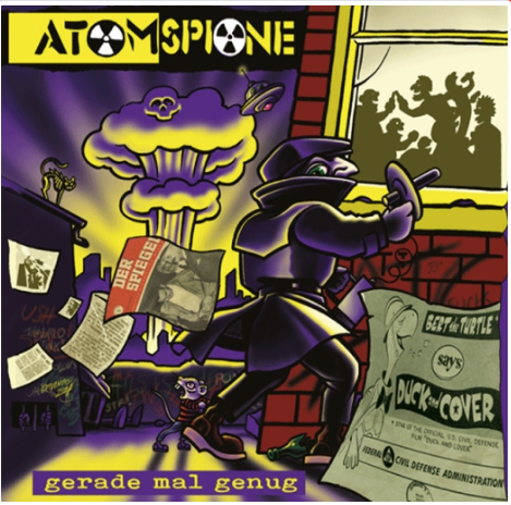 ATOMSPIONE "Gerade mal genug" 4-Song-7"-EP
