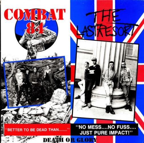 COMBAT 84 vs. THE LAST RESORT "Death Or Glory" LP
